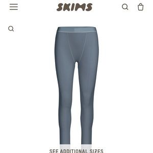 SKIMS cotton rib legging in Kyanite